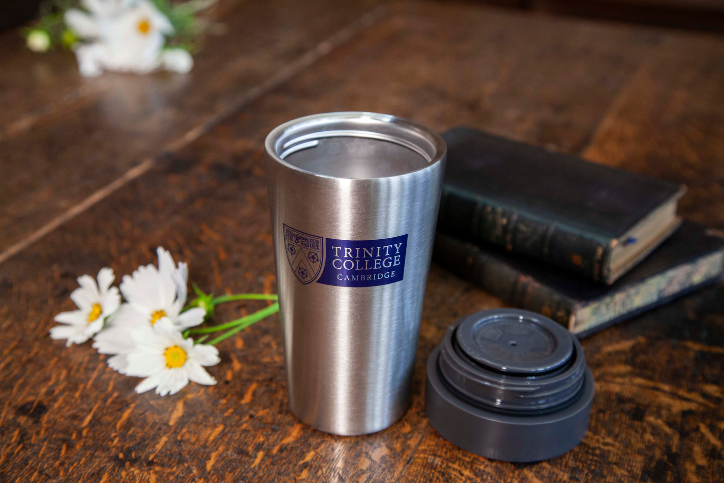 Trinity Travel Mug in Stainless Steel (12oz/340ml)