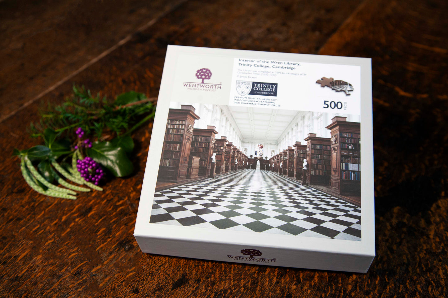 Wentworth Puzzles: The Interior and Exterior of the Wren Library, 500 and 250 pcs