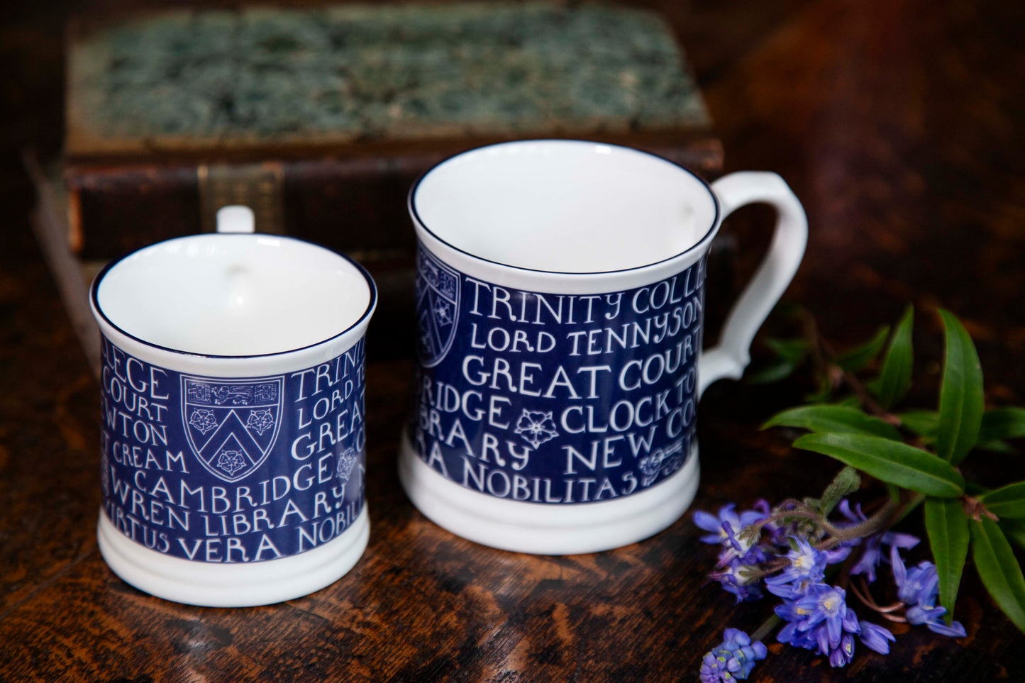 College China Mug, Blue Large (2 for £40)