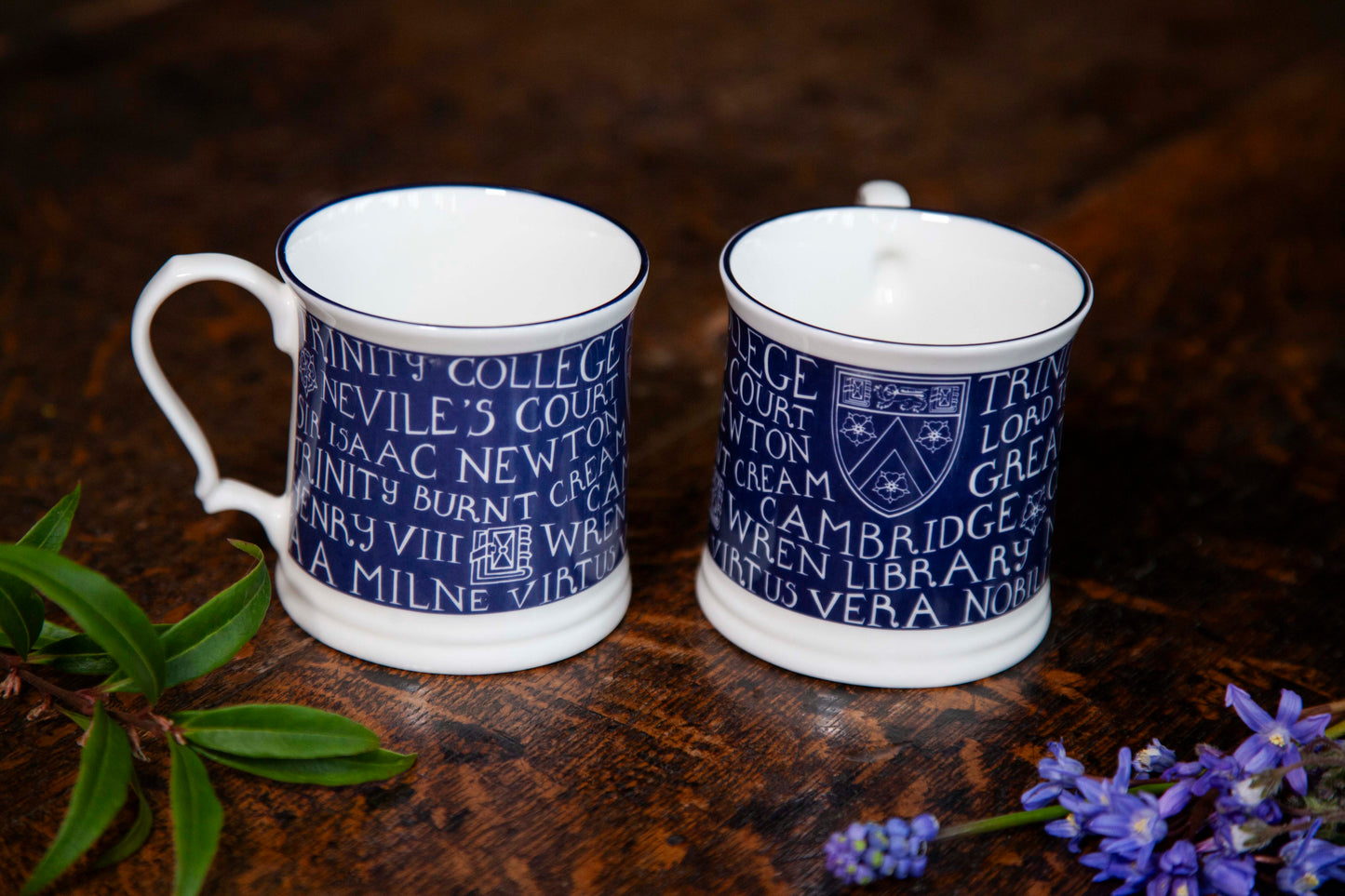 College China Mug, Blue Small (2 for £40)