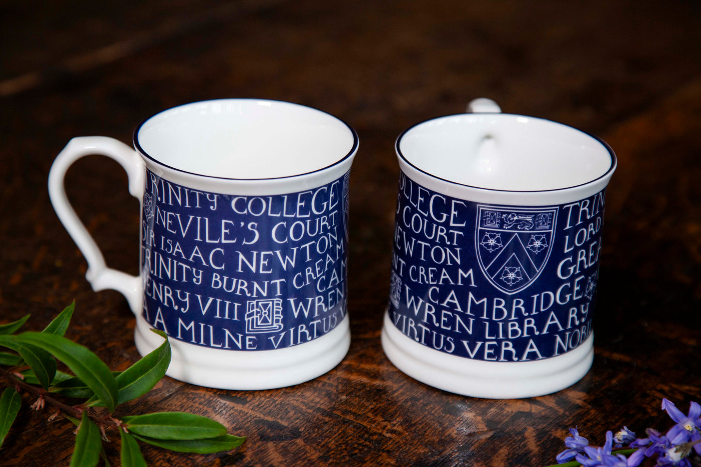 College China Mug, Blue Large (2 for £40)