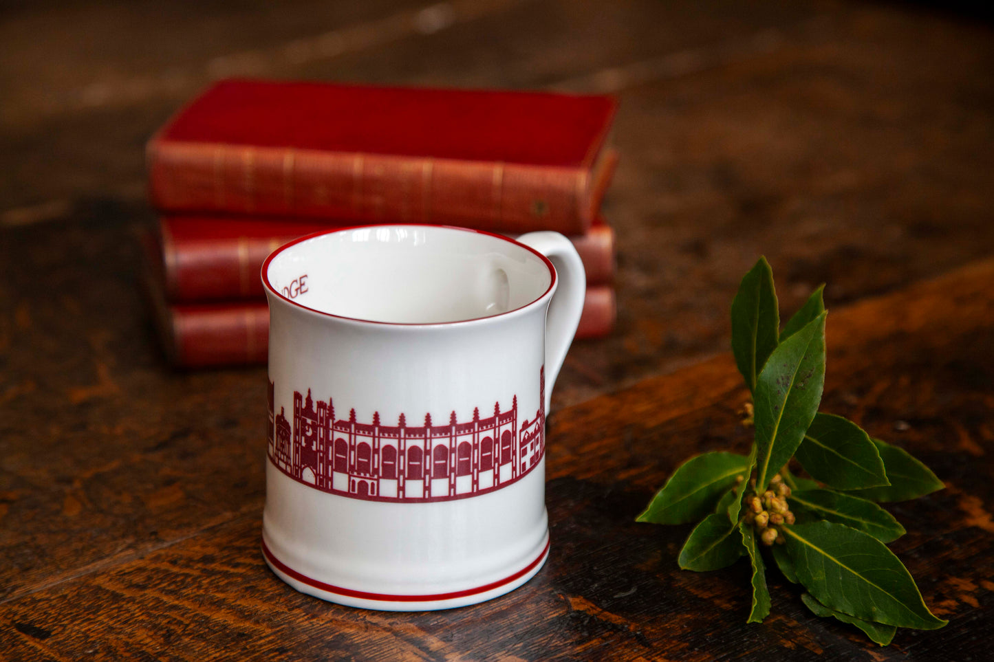 Trinity Silhouette Mug White/Large/Red Print (2 for £50)