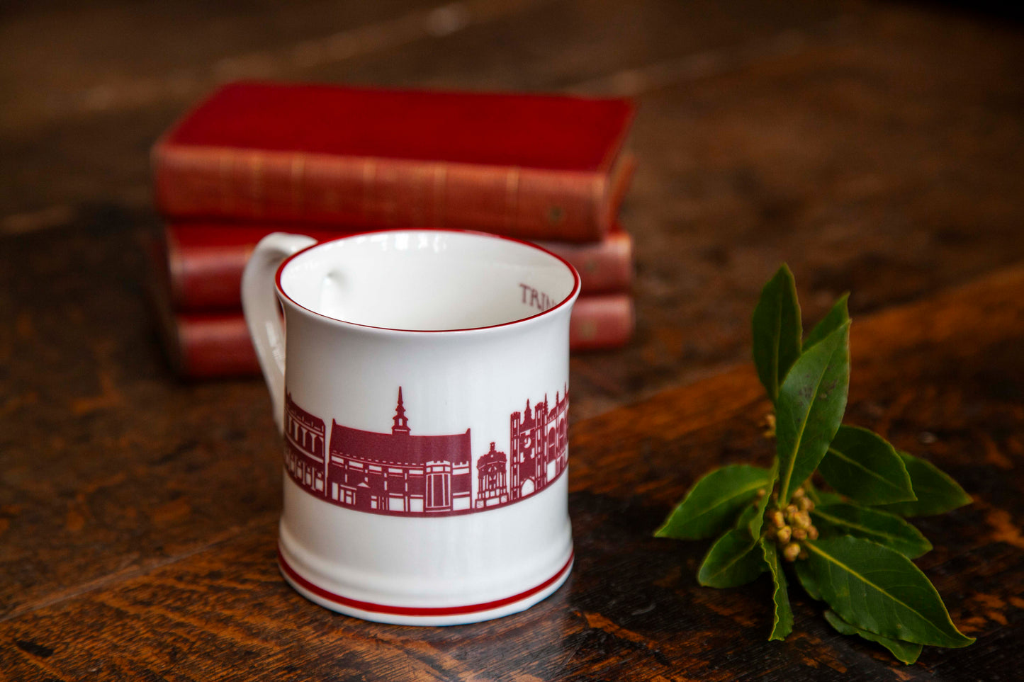 Trinity Silhouette Mug White/Large/Red Print (2 for £50)