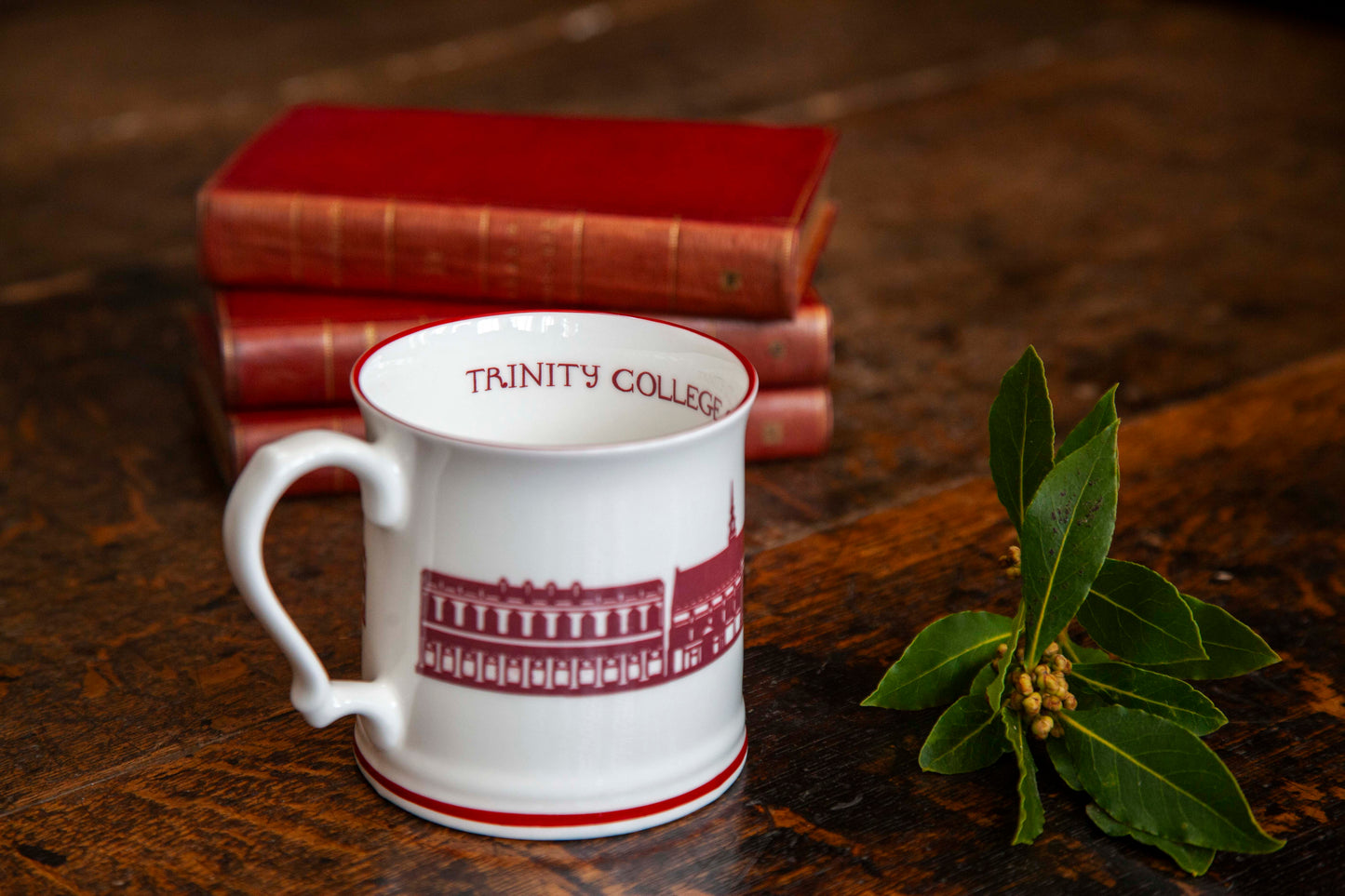 Trinity Silhouette Mug White/Large/Red Print (2 for £50)