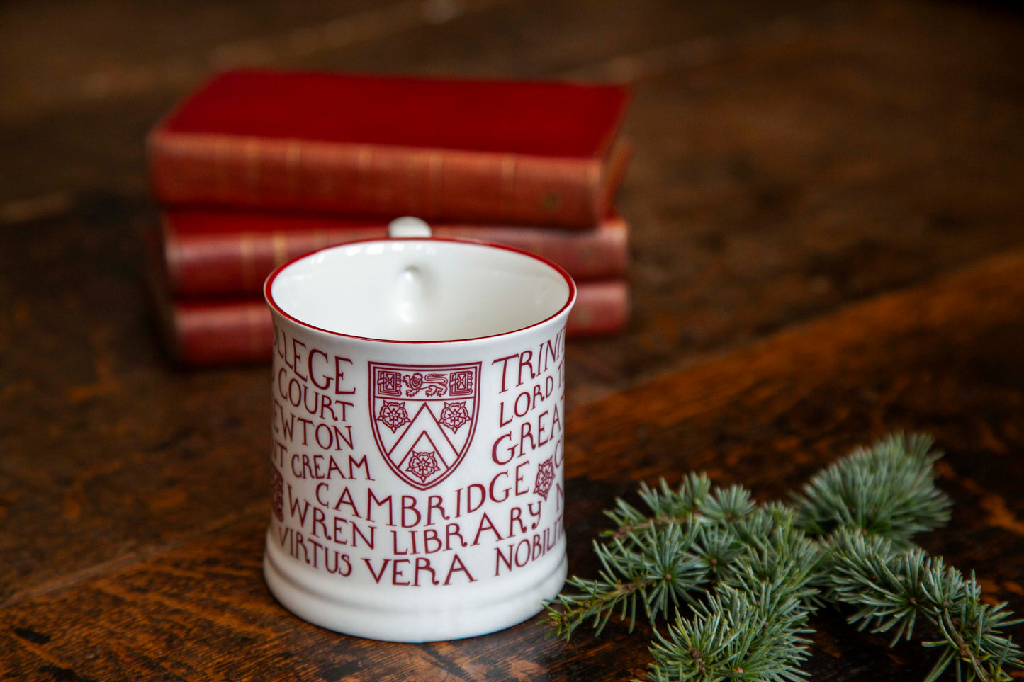 NEW! Trinity Mug, White/Large/Red Print (2 for £40)
