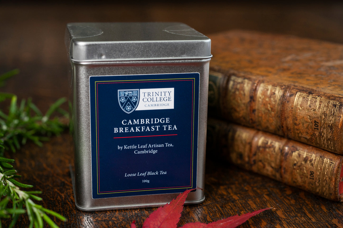 Trinity College 'Cambridge Breakfast Tea' – now provided in recyclable bag