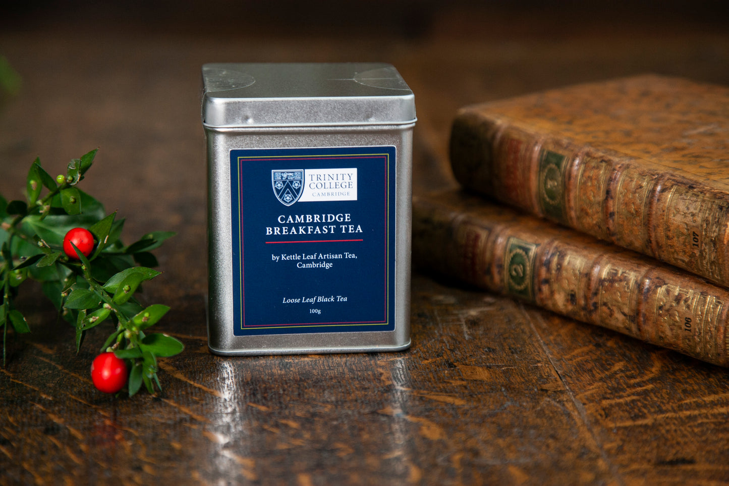 Trinity College 'Cambridge Breakfast Tea' – now provided in recyclable bag