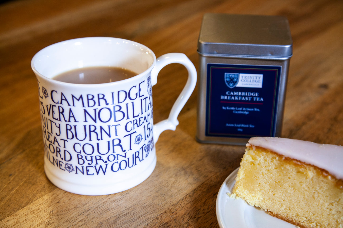 Trinity College 'Cambridge Breakfast Tea' – now provided in recyclable bag