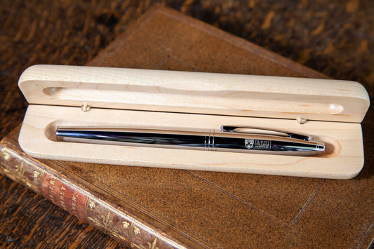 Trinity Fountain Pen in Slim Maple Case